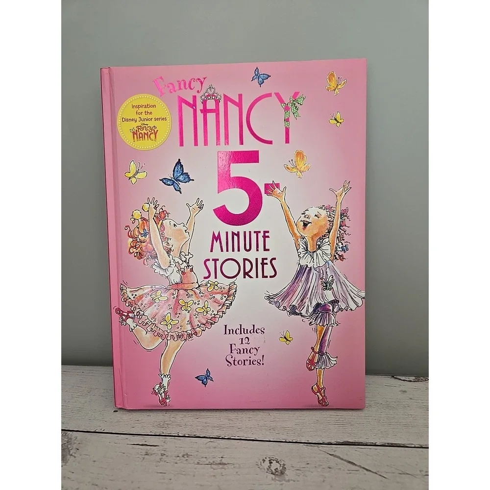 Fancy Nancy 5-Minute Stories by Jane O'Connor Hardcover Book 12 Stories in‎ One